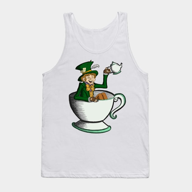 Mad Hatter Tank Top by Bribritenma